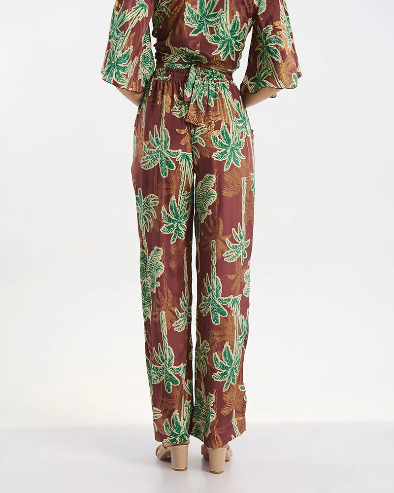 ΠΑΝΤΕΛΟΝΑ ΜΕ ΤΣΕΠΕΣ ΚΑΦΕ/ΠΡΑΣΙΝΟ ΦΟΙΝΙΚΕΣ M/L (60% SILK 40% POLYESTER) ΠΑΝΤΕΛΟΝΑ ΜΕ ΤΣΕΠΕΣ ΚΑΦΕ/ΠΡΑΣΙΝΟ ΦΟΙΝΙΚΕΣ M/L (60% SILK 40% POLYESTER)