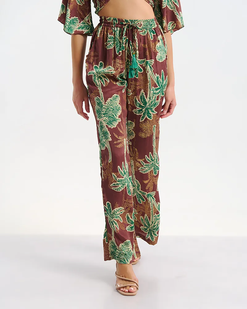 ΠΑΝΤΕΛΟΝΑ ΜΕ ΤΣΕΠΕΣ ΚΑΦΕ/ΠΡΑΣΙΝΟ ΦΟΙΝΙΚΕΣ M/L (60% SILK 40% POLYESTER) ΠΑΝΤΕΛΟΝΑ ΜΕ ΤΣΕΠΕΣ ΚΑΦΕ/ΠΡΑΣΙΝΟ ΦΟΙΝΙΚΕΣ M/L (60% SILK 40% POLYESTER)