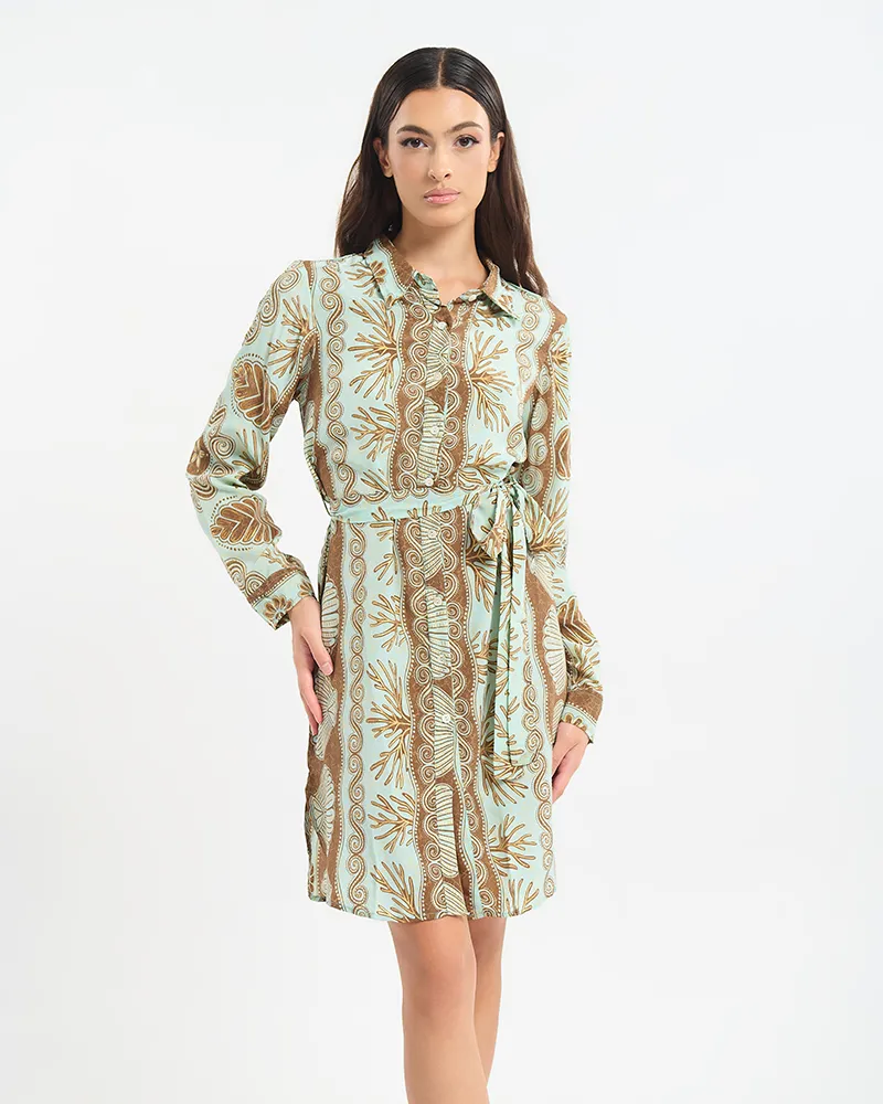 ΠΟΥΚΑΜΙΣΑ ΜΕ ΜΑΚΡΥ ΜΑΝΙΚΙ ΜΕ ΖΩΝΑΚΙ ΤΥΡΚΟΥΑΖ/ΚΑΦΕ ΜΕ ΚΟΧΥΛΙΑ ΚΑΙ ΧΡΥΣΕΣΛΕΠΤΟΜΕΡΕΙΕΣ M/L (60% SILK 40% POLYESTER) ΠΟΥΚΑΜΙΣΑ ΜΕ ΜΑΚΡΥ ΜΑΝΙΚΙ ΜΕ ΖΩΝΑΚΙ ΤΥΡΚΟΥΑΖ/ΚΑΦΕ ΜΕ ΚΟΧΥΛΙΑ ΚΑΙ ΧΡΥΣΕΣΛΕΠΤΟΜΕΡΕΙΕΣ M/L (60% SILK 40% POLYESTER)