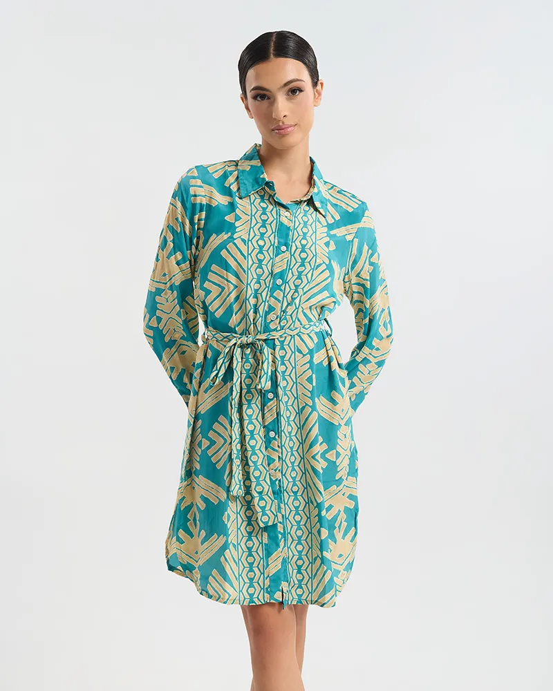 ΠΟΥΚΑΜΙΣΑ ΜΕ ΖΩΝΑΚΙ ΤΥΡΚΟΥΑΖ/ ΧΡΥΣΟ ΜΕ PATTERN S/M (60% SILK 40% POLYESTER) ΠΟΥΚΑΜΙΣΑ ΜΕ ΖΩΝΑΚΙ ΤΥΡΚΟΥΑΖ/ ΧΡΥΣΟ ΜΕ PATTERN S/M (60% SILK 40% POLYESTER)