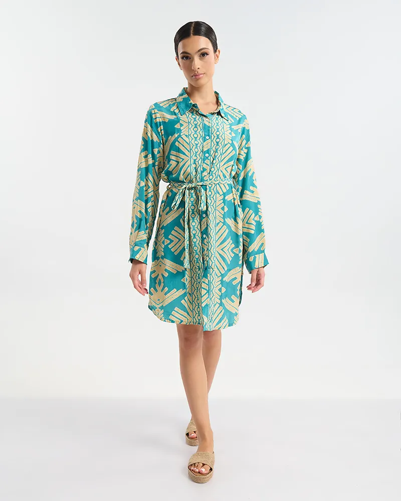 ΠΟΥΚΑΜΙΣΑ ΜΕ ΖΩΝΑΚΙ ΤΥΡΚΟΥΑΖ/ ΧΡΥΣΟ ΜΕ PATTERN S/M (60% SILK 40% POLYESTER) ΠΟΥΚΑΜΙΣΑ ΜΕ ΖΩΝΑΚΙ ΤΥΡΚΟΥΑΖ/ ΧΡΥΣΟ ΜΕ PATTERN S/M (60% SILK 40% POLYESTER)