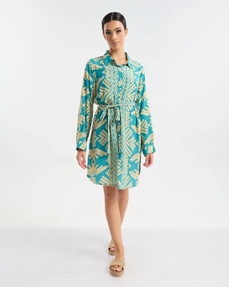 ΠΟΥΚΑΜΙΣΑ ΜΕ ΖΩΝΑΚΙ ΤΥΡΚΟΥΑΖ/ ΧΡΥΣΟ ΜΕ PATTERN M/L (60% SILK 40% POLYESTER) ΠΟΥΚΑΜΙΣΑ ΜΕ ΖΩΝΑΚΙ ΤΥΡΚΟΥΑΖ/ ΧΡΥΣΟ ΜΕ PATTERN M/L (60% SILK 40% POLYESTER)