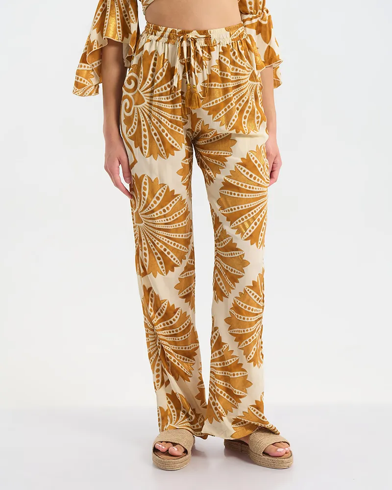 ΠΑΝΤΕΛΟΝΑ ΜΕ ΤΣΕΠΕΣ ΕΚΡΟΎ ΧΡΩΜΑ ΜΕ ΧΡΥΣΕΣ ΛΕΠΤΟΜΕΡΕΙΕΣ S/M (60% SILK 40% POLYESTER) ΠΑΝΤΕΛΟΝΑ ΜΕ ΤΣΕΠΕΣ ΕΚΡΟΎ ΧΡΩΜΑ ΜΕ ΧΡΥΣΕΣ ΛΕΠΤΟΜΕΡΕΙΕΣ S/M (60% SILK 40% POLYESTER)