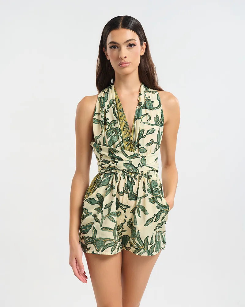 ΚΟΝΤΗ ΟΛΟΣΩΜΗ ΦΟΡΜΑ ΠΟΛΥΜΟΡΦΙΚΟ ΣΕ ΕΚΡΟΎ ΜΕ ΧΡΥΣΕΣ/ΠΡΑΣΙΝΕΣ ΛΕΠΤΟΜΕΡΕΙΕΣ ONE SIZE (60% SILK 40% POLYESTER) ΚΟΝΤΗ ΟΛΟΣΩΜΗ ΦΟΡΜΑ ΠΟΛΥΜΟΡΦΙΚΟ ΣΕ ΕΚΡΟΎ ΜΕ ΧΡΥΣΕΣ/ΠΡΑΣΙΝΕΣ ΛΕΠΤΟΜΕΡΕΙΕΣ ONE SIZE (60% SILK 40% POLYESTER)