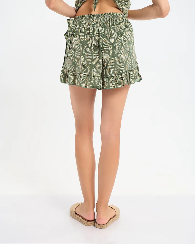 ΦΟΥΣΤΑ ΔΕΤΗ ΚΟΝΤΗ ΣΕ ΠΡΑΣΙΝΟ ΧΡΩΜΑ ΜΕ ΡΟΜΒΟΥΣ M/L (60% SILK 40% POLYESTER) ΦΟΥΣΤΑ ΔΕΤΗ ΚΟΝΤΗ ΣΕ ΠΡΑΣΙΝΟ ΧΡΩΜΑ ΜΕ ΡΟΜΒΟΥΣ M/L (60% SILK 40% POLYESTER)