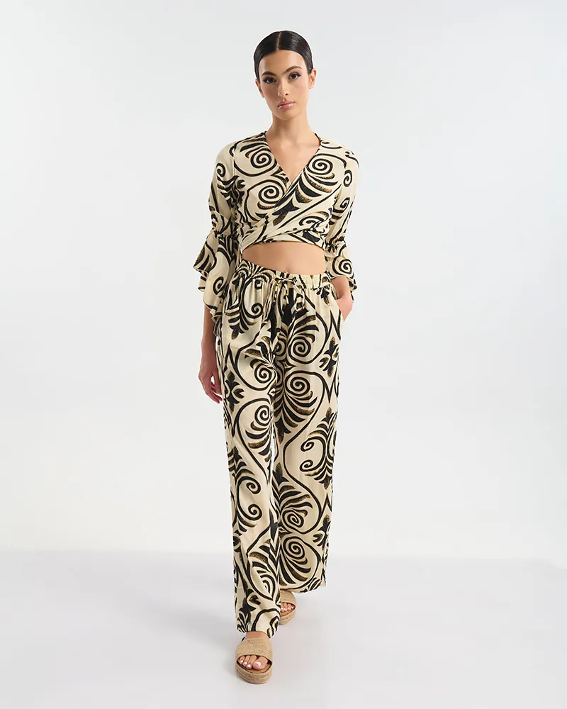 ΤΟΠ ΚΟΝΤΟ ΔΕΤΟ ΕΚΡΟΎ ΜΕ ΜΑΥΡΕΣ/ΧΡΥΣΕΣ ΛΕΠΤΟΜΕΡΕΙΕΣ ONE SIZE (60% SILK 40% POLYESTER) ΤΟΠ ΚΟΝΤΟ ΔΕΤΟ ΕΚΡΟΎ ΜΕ ΜΑΥΡΕΣ/ΧΡΥΣΕΣ ΛΕΠΤΟΜΕΡΕΙΕΣ ONE SIZE (60% SILK 40% POLYESTER)