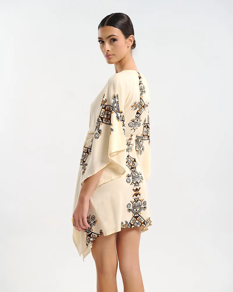 ΚΑΦΤΑΝΙ ΚΟΝΤΟ ΕΚΡΟΥ ΜΕ ΓΕΩΜΕΤΡΙΚΑ ΣΧΕΔΙΑ ONE SIZE (100% RAYON) ΚΑΦΤΑΝΙ ΚΟΝΤΟ ΕΚΡΟΥ ΜΕ ΓΕΩΜΕΤΡΙΚΑ ΣΧΕΔΙΑ ONE SIZE (100% RAYON)