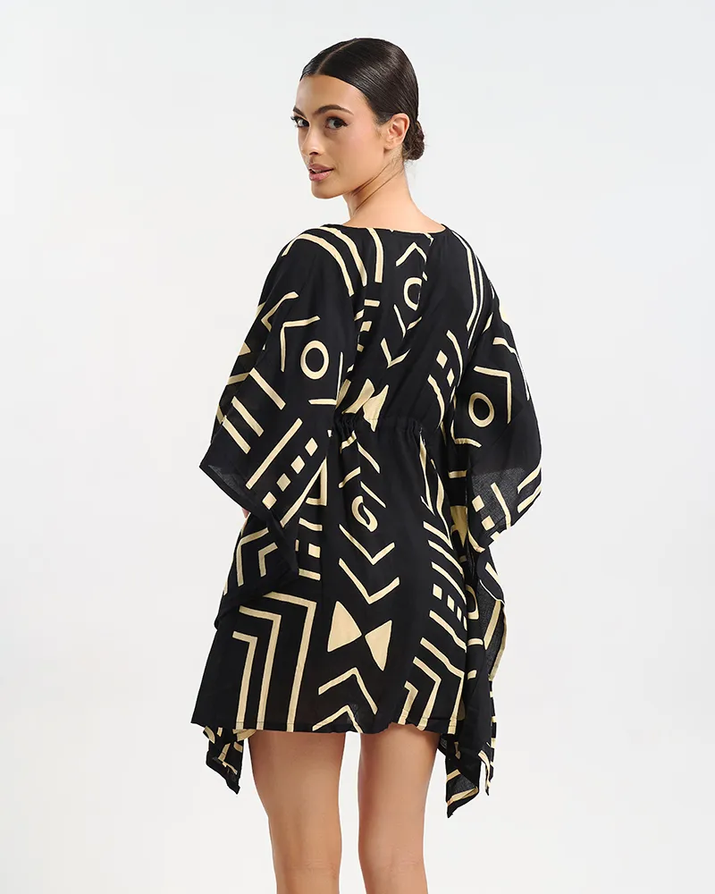 ΚΑΦΤΑΝΙ ΚΟΝΤΟ ΜΑΥΡΟ ΜΕ ΓΕΩΜΕΤΡΙΚΑ ΣΧΕΔΙΑ ONE SIZE (100% RAYON) ΚΑΦΤΑΝΙ ΚΟΝΤΟ ΜΑΥΡΟ ΜΕ ΓΕΩΜΕΤΡΙΚΑ ΣΧΕΔΙΑ ONE SIZE (100% RAYON)