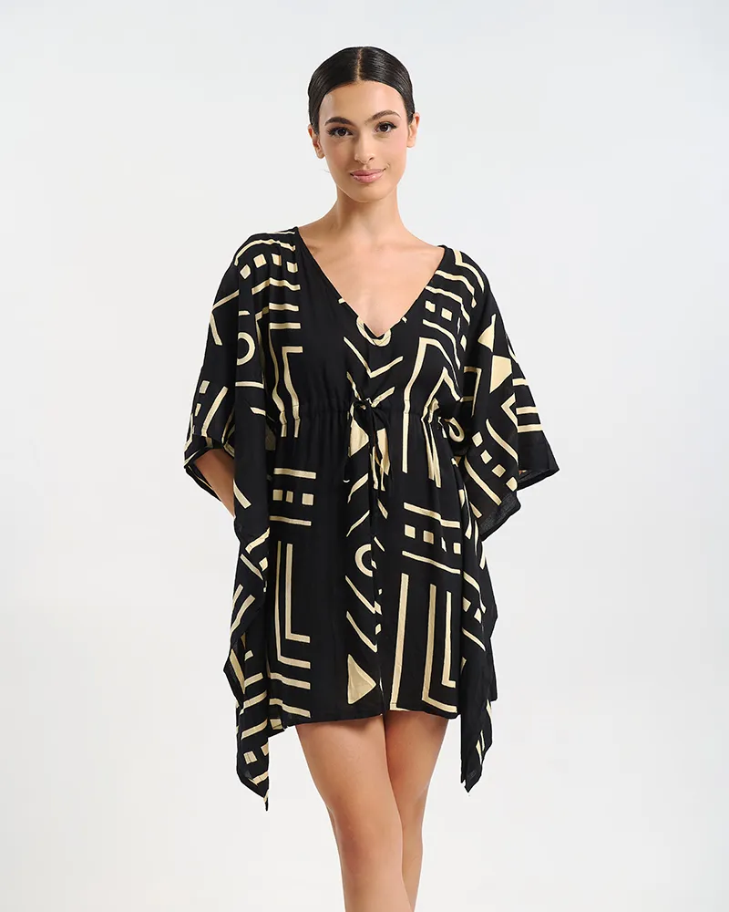 ΚΑΦΤΑΝΙ ΚΟΝΤΟ ΜΑΥΡΟ ΜΕ ΓΕΩΜΕΤΡΙΚΑ ΣΧΕΔΙΑ ONE SIZE (100% RAYON) ΚΑΦΤΑΝΙ ΚΟΝΤΟ ΜΑΥΡΟ ΜΕ ΓΕΩΜΕΤΡΙΚΑ ΣΧΕΔΙΑ ONE SIZE (100% RAYON)