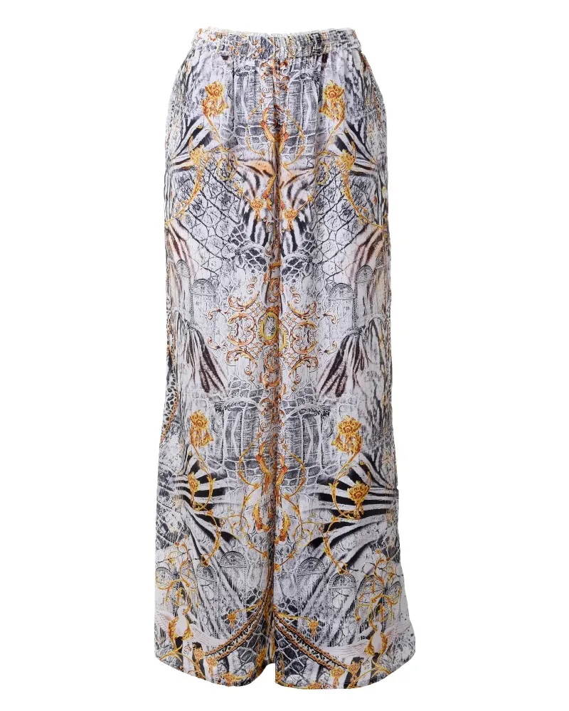 ΠΑΝΤΕΛΟΝΑ ΣΕ ΑΣΠΡΟΜΑΥΡΟ ΜΕ ΧΡΥΣΟ S/M (100% CREPE)