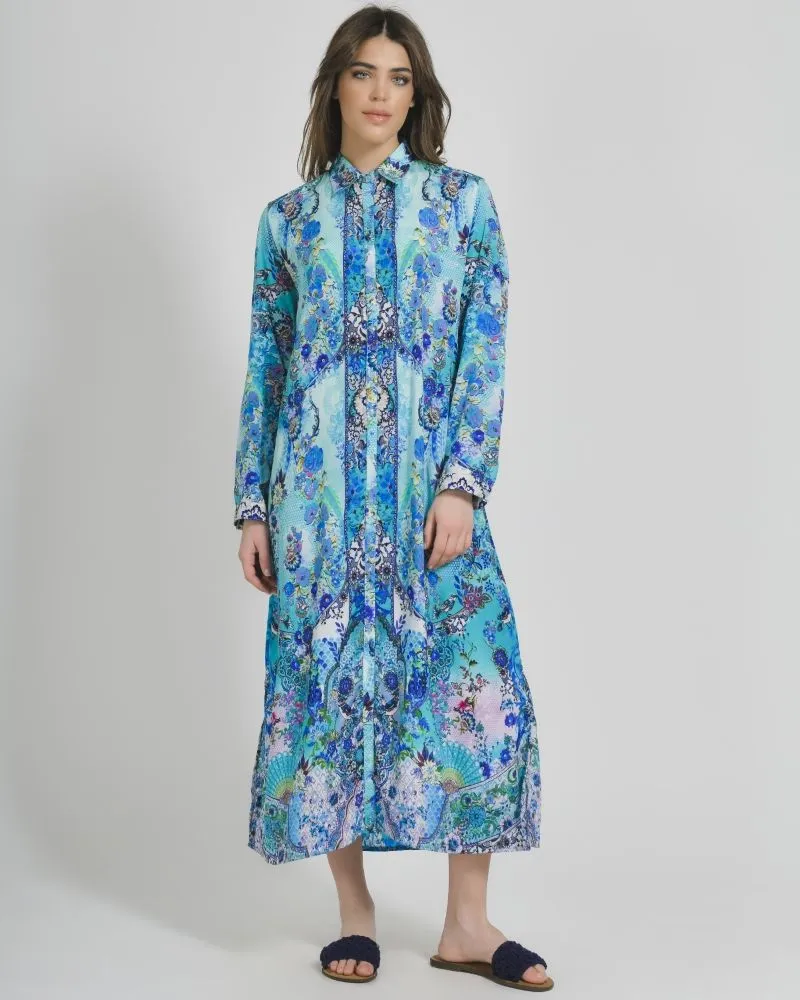 ΠΟΥΚΑΜΙΣΑ ΜΑΚΡΙΑ ΤΥΡΚΟΥΑΖ ΕΜΠΡΙΜΕ M/L (100% CREPE) ΠΟΥΚΑΜΙΣΑ ΜΑΚΡΙΑ ΤΥΡΚΟΥΑΖ ΕΜΠΡΙΜΕ M/L (100% CREPE)