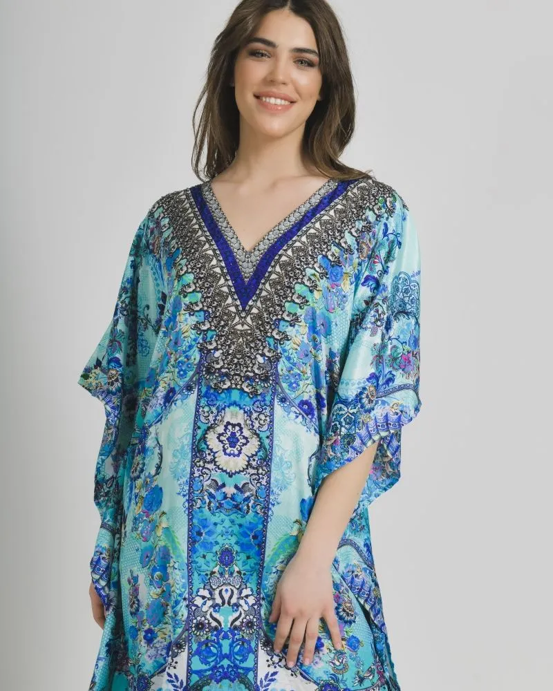 ΚΑΦΤΑΝΙ ΜΑΚΡΥ ΤΥΡΚΟΥΑΖ ΕΜΠΡΙΜΕ S/M (100% CREPE)