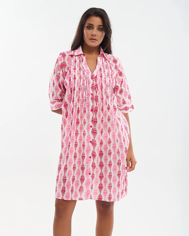 ΚΑΦΤΑΝΙ/ΠΟΥΚΑΜΙΣΑ ΚΟΝΤΗ ΚΟΚΚΙΝΟ/ΡΟΖ/ΛΕΥΚΟ ΜΕ ΚΕΝΤΗΤΕΣ ΛΕΠΤΟΜΕΡΕΙΕΣ ΚΑΙ ΧΑΝΤΡΕΣ ONE SIZE (100% COTTON) ΚΑΦΤΑΝΙ/ΠΟΥΚΑΜΙΣΑ ΚΟΝΤΗ ΚΟΚΚΙΝΟ/ΡΟΖ/ΛΕΥΚΟ ΜΕ ΚΕΝΤΗΤΕΣ ΛΕΠΤΟΜΕΡΕΙΕΣ ΚΑΙ ΧΑΝΤΡΕΣ ONE SIZE (100% COTTON)