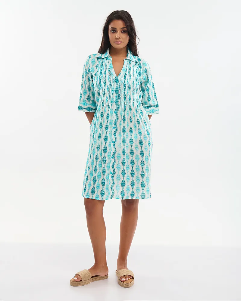 ΚΑΦΤΑΝΙ/ΠΟΥΚΑΜΙΣΑ ΚΟΝΤΗ ΓΑΛΑΖΙΟ/ΠΡΑΣΙΝΟ/ΛΕΥΚΟ ΜΕ ΚΕΝΤΗΤΕΣ ΛΕΠΤΟΜΕΡΕΙΕΣ ΚΑΙ ΧΑΝΤΡΕΣ ONE SIZE (100% COTTON) ΚΑΦΤΑΝΙ/ΠΟΥΚΑΜΙΣΑ ΚΟΝΤΗ ΓΑΛΑΖΙΟ/ΠΡΑΣΙΝΟ/ΛΕΥΚΟ ΜΕ ΚΕΝΤΗΤΕΣ ΛΕΠΤΟΜΕΡΕΙΕΣ ΚΑΙ ΧΑΝΤΡΕΣ ONE SIZE (100% COTTON)