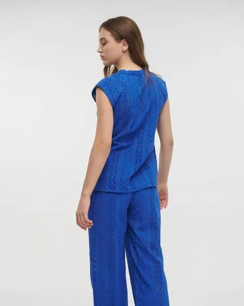 S/2 ΤΟΠ ΑΜΑΝΙΚΟ ΚΑΙ ΠΑΝΤΕΛΟΝΑ ΜΠΛΕ ΚΙΠΟΥΡ S/M (100% COTTON) S/2 ΤΟΠ ΑΜΑΝΙΚΟ ΚΑΙ ΠΑΝΤΕΛΟΝΑ ΜΠΛΕ ΚΙΠΟΥΡ S/M (100% COTTON)