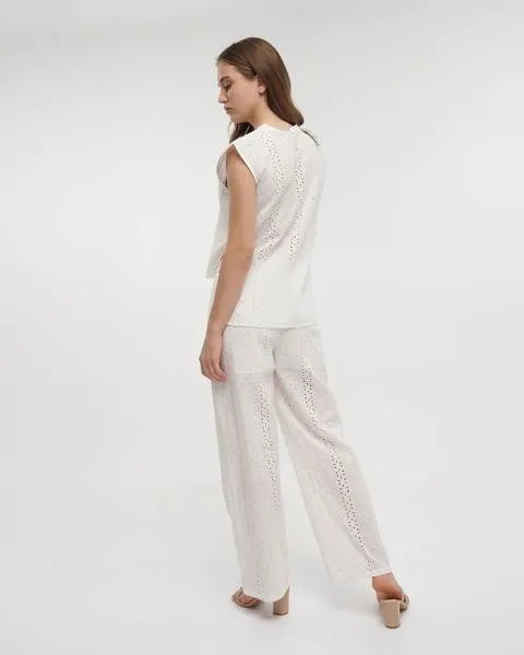 S/2 ΤΟΠ ΑΜΑΝΙΚΟ ΚΑΙ ΠΑΝΤΕΛΟΝΑ ΛΕΥΚΟ ΚΙΠΟΥΡ S/M (100% COTTON) S/2 ΤΟΠ ΑΜΑΝΙΚΟ ΚΑΙ ΠΑΝΤΕΛΟΝΑ ΛΕΥΚΟ ΚΙΠΟΥΡ S/M (100% COTTON)