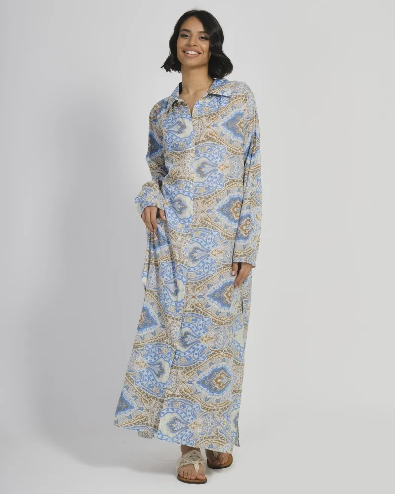 ΠΟΥΚΑΜΙΣΑ ΜΑΚΡΙΑ ΓΚΡΙ/ΜΠΛΕ ΜΕ ΣΧΕΔΙΑ S/M (100% COTTON) ΠΟΥΚΑΜΙΣΑ ΜΑΚΡΙΑ ΓΚΡΙ/ΜΠΛΕ ΜΕ ΣΧΕΔΙΑ S/M (100% COTTON)