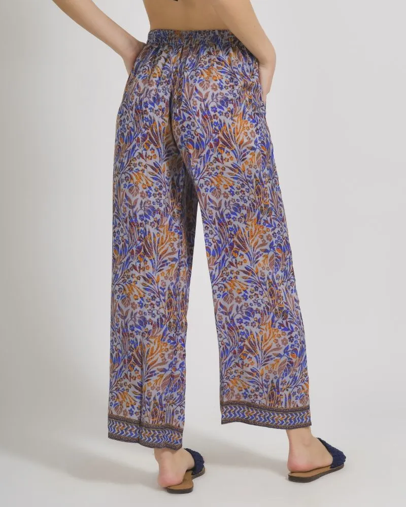 ΠΑΝΤΕΛΟΝΑ ΣΕ ΜΠΛΕ/ΠΟΡΤΟΚΑΛΙ ΧΡΩΜΑ ΜΕ ΣΧΕΔΙΑ ONE SIZE (28%SILK /72% CREPE) ΠΑΝΤΕΛΟΝΑ ΣΕ ΜΠΛΕ/ΠΟΡΤΟΚΑΛΙ ΧΡΩΜΑ ΜΕ ΣΧΕΔΙΑ ONE SIZE (28%SILK /72% CREPE)