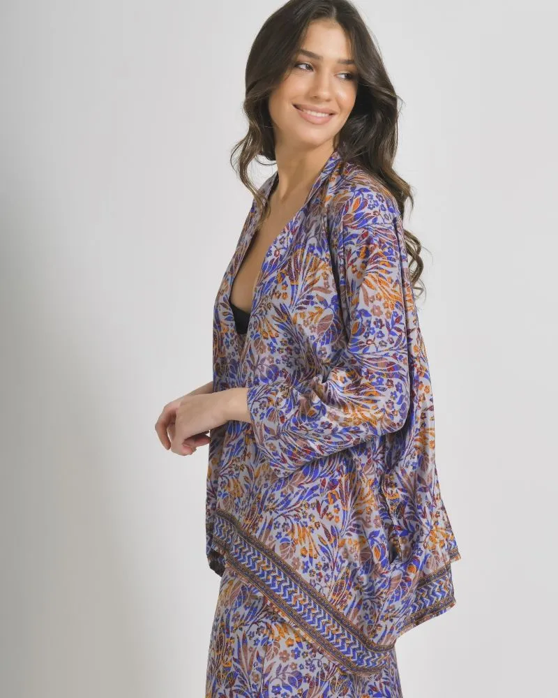 ΚΙΜΟΝΟ ΚΟΝΤΟ ΕΜΠΡΙΜΕ ΣΕ ΜΠΛΕ/ΠΟΡΤΟΚΑΛΙ ΧΡΩΜΑ ΜΕ ΣΧΕΔΙΑ ONE SIZE (28%SILK / 72% CREPE) ΚΙΜΟΝΟ ΚΟΝΤΟ ΕΜΠΡΙΜΕ ΣΕ ΜΠΛΕ/ΠΟΡΤΟΚΑΛΙ ΧΡΩΜΑ ΜΕ ΣΧΕΔΙΑ ONE SIZE (28%SILK / 72% CREPE)