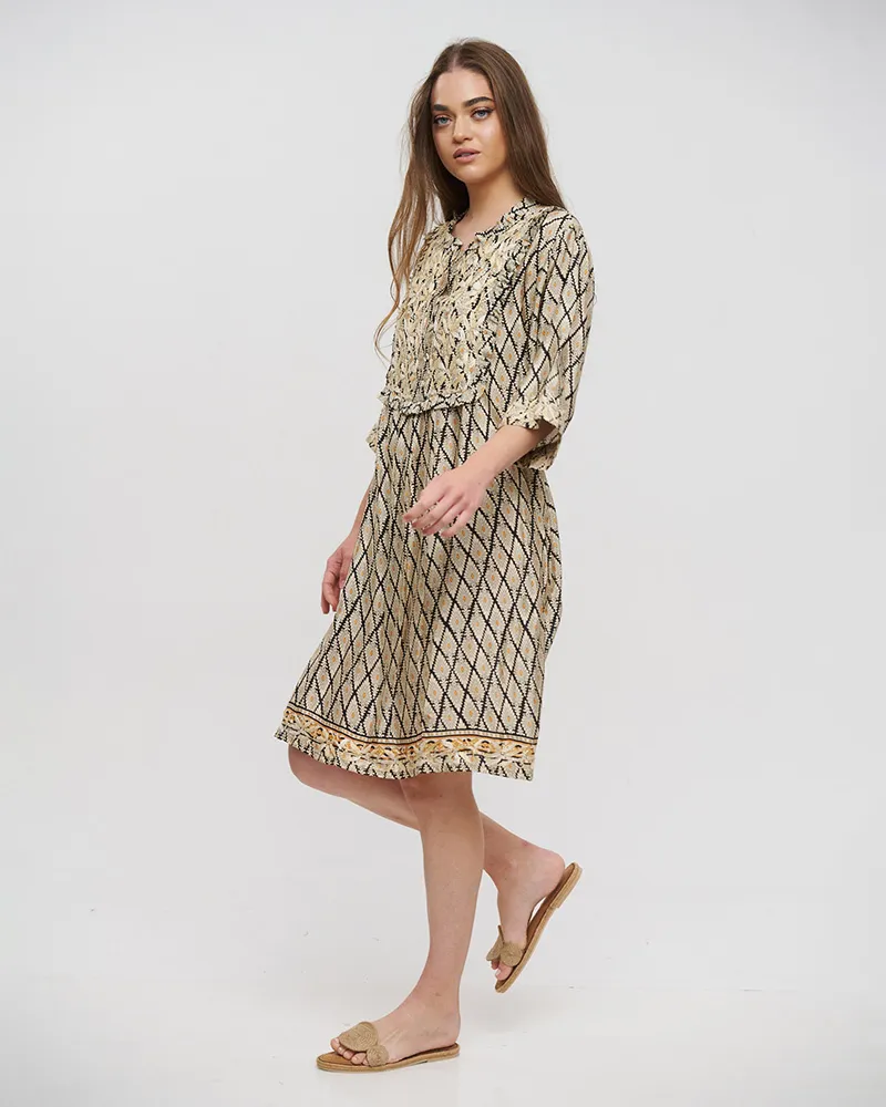 ΦΟΡΕΜΑ ΡΟΜΒΟΙ ONE SIZE (28%SILK / 72%CREPE)