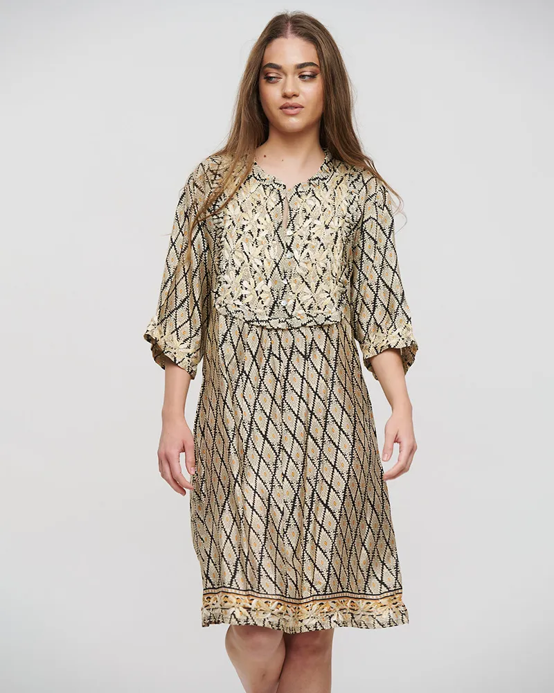 ΦΟΡΕΜΑ ΡΟΜΒΟΙ ONE SIZE (28%SILK / 72%CREPE)