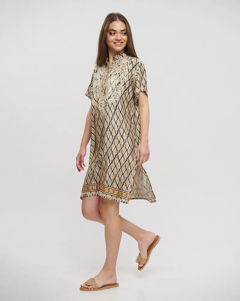 ΦΟΡΕΜΑ ΡΟΜΒΟΙ L/XL (28%SILK / 72%CREPE)