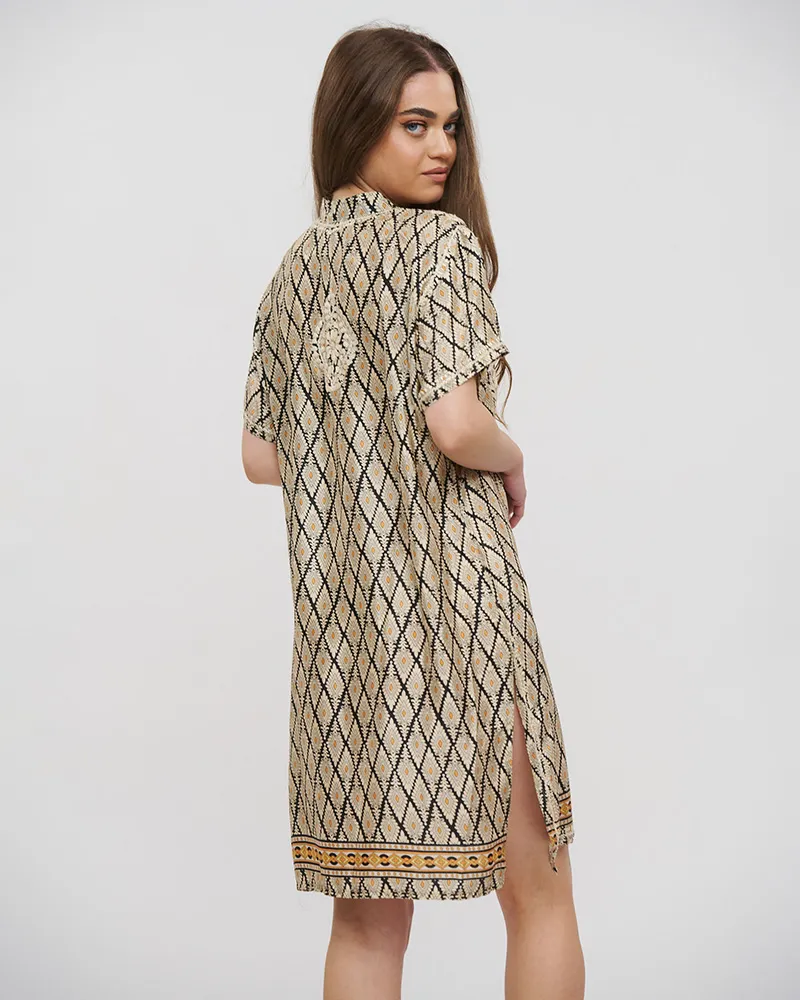 ΦΟΡΕΜΑ ΡΟΜΒΟΙ L/XL (28%SILK / 72%CREPE)