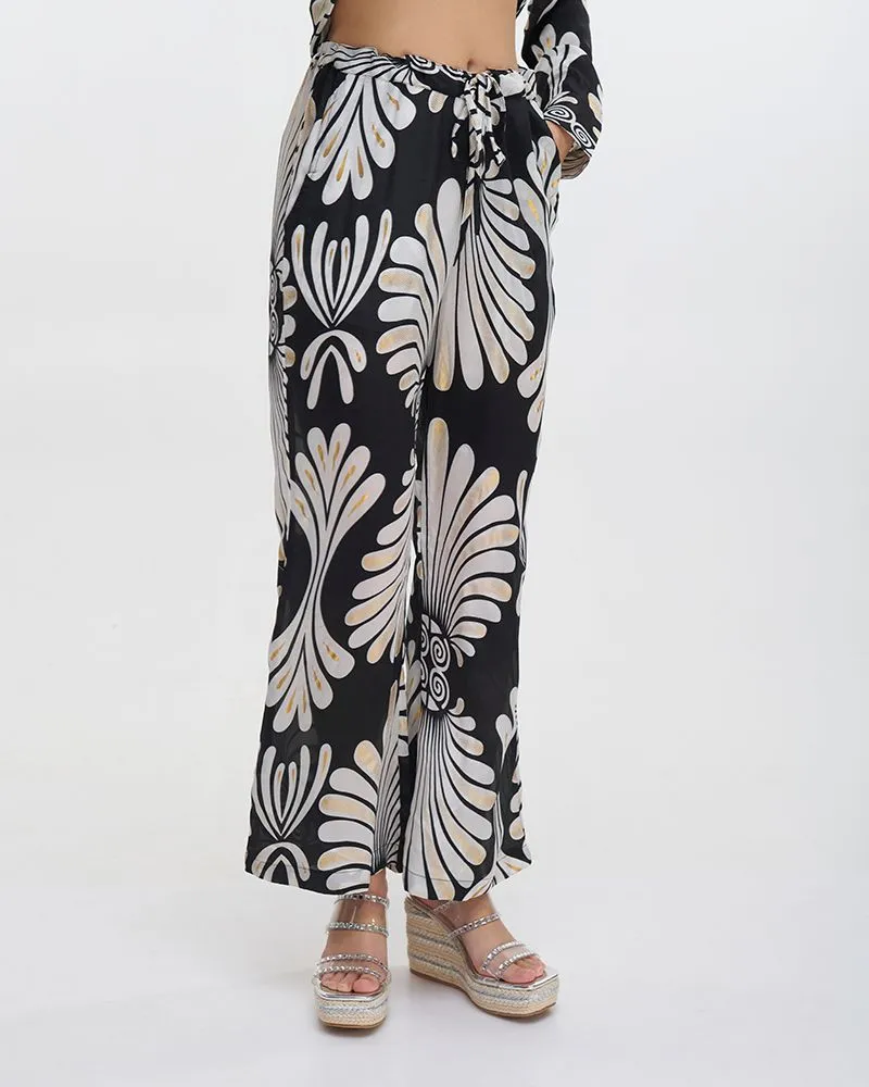 ΠΑΝΤΕΛΟΝΑ ΜΕ ΤΣΕΠΕΣ ΣΕ ΜΑΥΡΟ/ΚΑΦΕ M/L (28%SILK / 72% POLYESTER) ΠΑΝΤΕΛΟΝΑ ΜΕ ΤΣΕΠΕΣ ΣΕ ΜΑΥΡΟ/ΚΑΦΕ M/L (28%SILK / 72% POLYESTER)