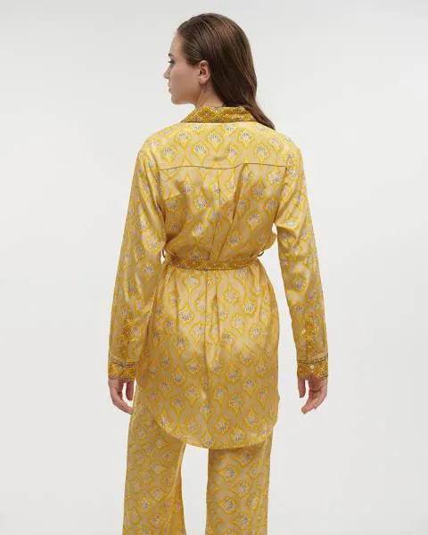 ΠΟΥΚΑΜΙΣΑ ΜΑΚΡΙΑ ΕΜΠΡΙΜΕ ΜΕ ΖΩΝΑΡΙ ΚΙΤΡΙΝΗ M/L (28%SILK / 72% POLYESTER) ΠΟΥΚΑΜΙΣΑ ΜΑΚΡΙΑ ΕΜΠΡΙΜΕ ΜΕ ΖΩΝΑΡΙ ΚΙΤΡΙΝΗ M/L (28%SILK / 72% POLYESTER)