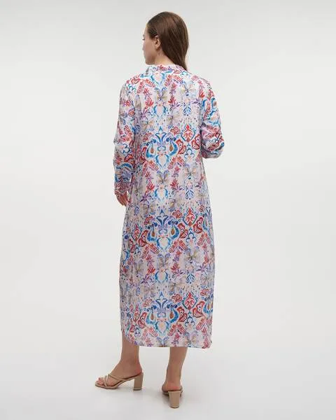 ΠΟΥΚΑΜΙΣΑ ΜΑΚΡΙΑ ΕΜΠΡΙΜΕ ΠΟΛΥΧΡΩΜΗ ΜΕ ΣΧΕΔΙΑ ΚΑΙ ΚΟΥΜΠΙΑ ΜΑΚΡΥ ΜΑΝΙΚΙ L/XL (28%SILK / 72% POLYESTER) ΠΟΥΚΑΜΙΣΑ ΜΑΚΡΙΑ ΕΜΠΡΙΜΕ ΠΟΛΥΧΡΩΜΗ ΜΕ ΣΧΕΔΙΑ ΚΑΙ ΚΟΥΜΠΙΑ ΜΑΚΡΥ ΜΑΝΙΚΙ L/XL (28%SILK / 72% POLYESTER)