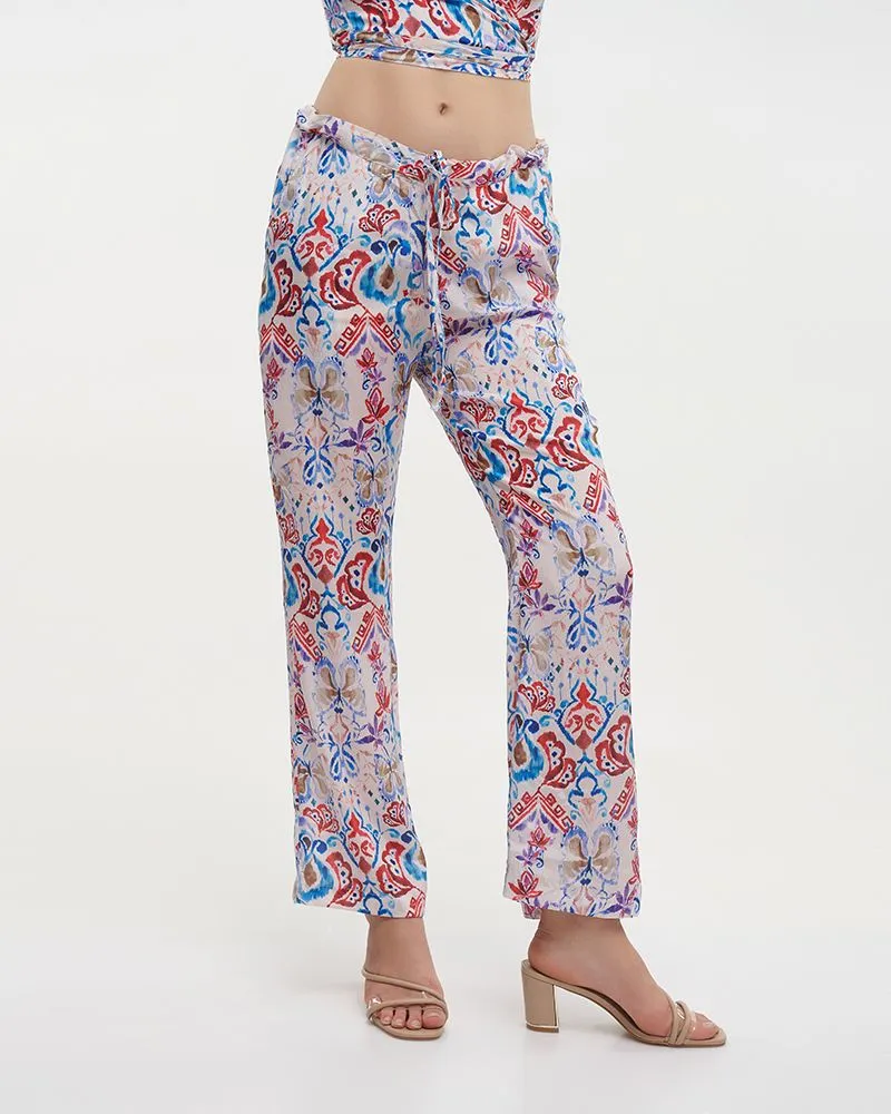 ΠΑΝΤΕΛΟΝΑ ΜΕ ΤΣΕΠΕΣ ΕΜΠΡΙΜΕ ΠΟΛΥΧΡΩΜΗ S/M (28%SILK / 72% POLYESTER) ΠΑΝΤΕΛΟΝΑ ΜΕ ΤΣΕΠΕΣ ΕΜΠΡΙΜΕ ΠΟΛΥΧΡΩΜΗ S/M (28%SILK / 72% POLYESTER)