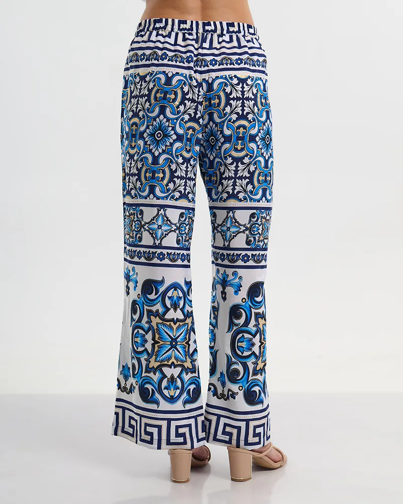 ΠΑΝΤΕΛΟΝΑ ΛΕΥΚΗ ΜΕ ΤΣΕΠΕΣ ΜΕ ΜΠΛΕ/ΧΡΥΣΑ ΜΟΤΙΒΑ S/M ( 28% SILK / 72% POLYESTER) ΠΑΝΤΕΛΟΝΑ ΛΕΥΚΗ ΜΕ ΤΣΕΠΕΣ ΜΕ ΜΠΛΕ/ΧΡΥΣΑ ΜΟΤΙΒΑ S/M ( 28% SILK / 72% POLYESTER)