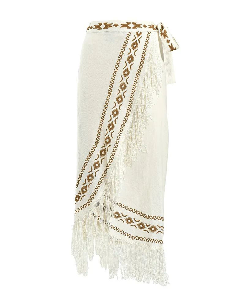 ΦΟΥΣΤΑ ΜΑΚΡΙΑ ΚΡΟΥΑΖΕ ΣΕ ΛΕΥΚΟ ΧΡΩΜΑ ΜΕ ΚΡΟΣΣΙΑ ONE SIZE (100% COTTON) ΦΟΥΣΤΑ ΜΑΚΡΙΑ ΚΡΟΥΑΖΕ ΣΕ ΛΕΥΚΟ ΧΡΩΜΑ ΜΕ ΚΡΟΣΣΙΑ ONE SIZE (100% COTTON)