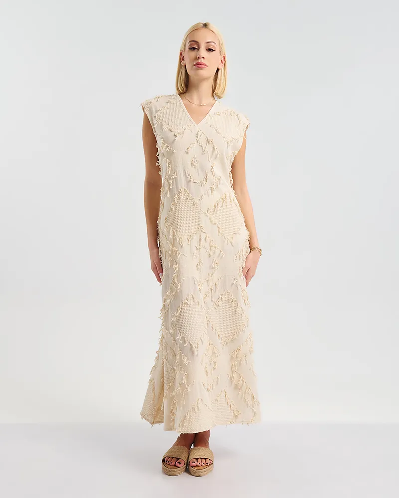 ΑΜΑΝΙΚΟ ΦΟΡΕΜΑ ΣΕ ΕΚΡΟΎ ΜΕ ΣΧΕΔΙΑ ONE SIZE ( 100% COTTON)