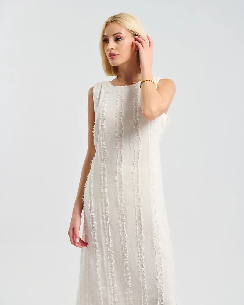 ΛΕΥΚΌ ΦΟΡΕΜΑ ΑΜΑΝΙΚΟ ONE SIZE ( 100% COTTON)