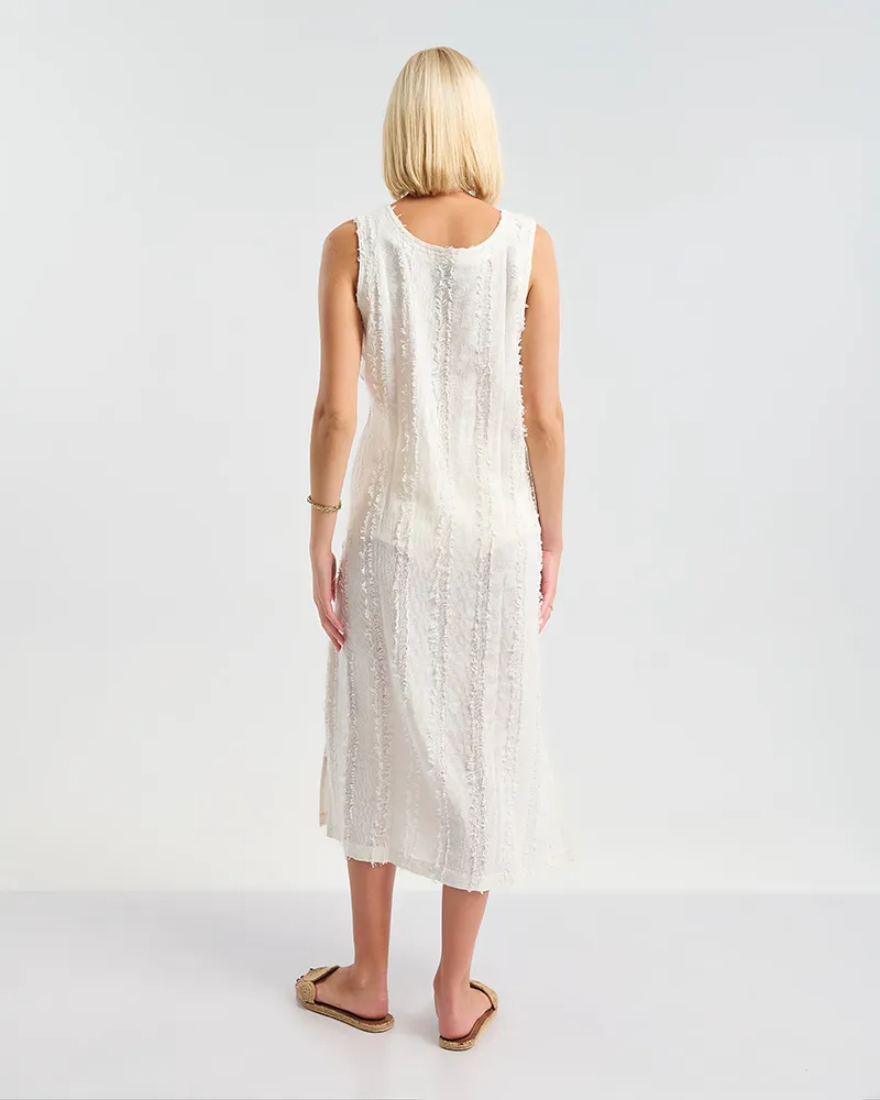 ΛΕΥΚΌ ΦΟΡΕΜΑ ΑΜΑΝΙΚΟ ONE SIZE ( 100% COTTON)