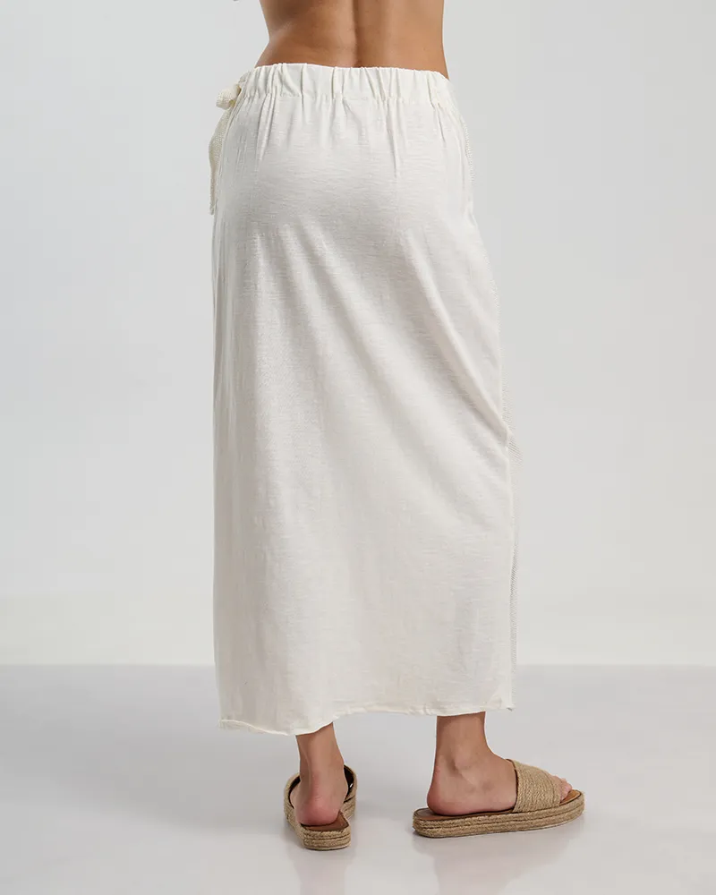 ΦΟΥΣΤΑ ΜΑΚΡΙΑ ΣΕ ΛΕΥΚΟ ΧΡΩΜΑ ΜΕ ΖΩΝΑΚΙ ΣΤΟ ΠΛΑΙ ONE SIZE(100% COTTON) ΦΟΥΣΤΑ ΜΑΚΡΙΑ ΣΕ ΛΕΥΚΟ ΧΡΩΜΑ ΜΕ ΖΩΝΑΚΙ ΣΤΟ ΠΛΑΙ ONE SIZE(100% COTTON)