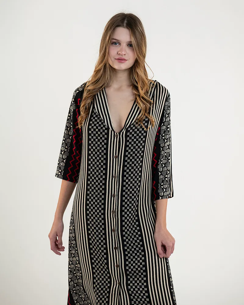 ΦΟΡΕΜΑ/ΠΟΥΚΑΜΙΣΑ ΣΕ ΛΕΥΚΟ/ΚΟΚΚΙΝΟ/ΜΑΥΡΟ ΜΕ ΣΧΕΔΙΑ ONE SIZE (100% RAYON)