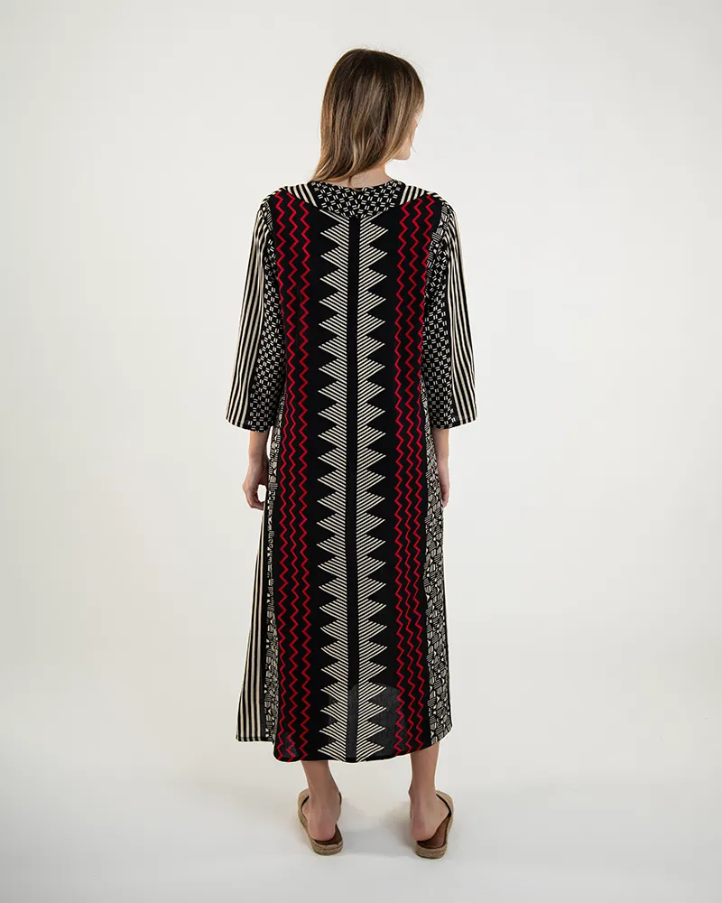 ΦΟΡΕΜΑ/ΠΟΥΚΑΜΙΣΑ ΣΕ ΛΕΥΚΟ/ΚΟΚΚΙΝΟ/ΜΑΥΡΟ ΜΕ ΣΧΕΔΙΑ ONE SIZE (100% RAYON)