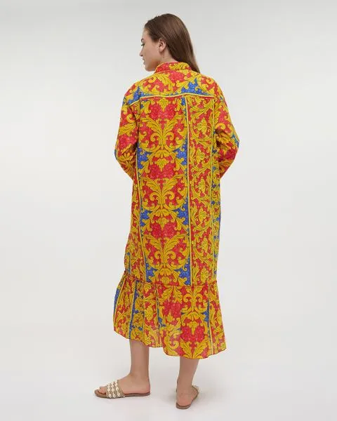 ΦΟΡΕΜΑ/ΠΟΥΚΑΜΙΣΑ ΜΑΚΡΙΑ ΠΟΛΥΧΡΩΜΗ M/L(100% COTTON)