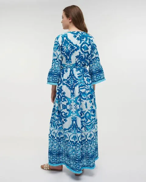 ΦΟΡΕΜΑ/ΠΟΥΚΑΜΙΣΑ ΜΑΚΡΙΑ ΤΥΡΚΟΥΑΖ/ΛΕΥΚΟ ΜΕ ΚΕΝΤΗΜΑΤΑ S/M (100% COTTON)