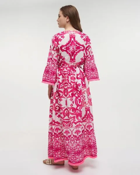 ΦΟΡΕΜΑ/ΠΟΥΚΑΜΙΣΑ ΜΑΚΡΙΑ ΦΟΥΞ/ΛΕΥΚΟ ΜΕ ΚΕΝΤΗΜΑΤΑ S/M (100% COTTON)