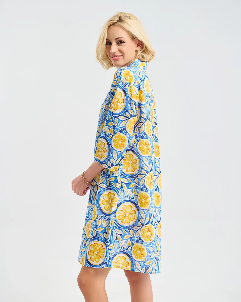 ΚΑΦΤΑΝΙ ΜΠΛΕ ΜΕ ΚΙΤΡΙΝΑ ”ΛΟΥΛΟΥΔΙΑ” S/M ( 100% COTTON) ΚΑΦΤΑΝΙ ΜΠΛΕ ΜΕ ΚΙΤΡΙΝΑ ”ΛΟΥΛΟΥΔΙΑ” S/M ( 100% COTTON)