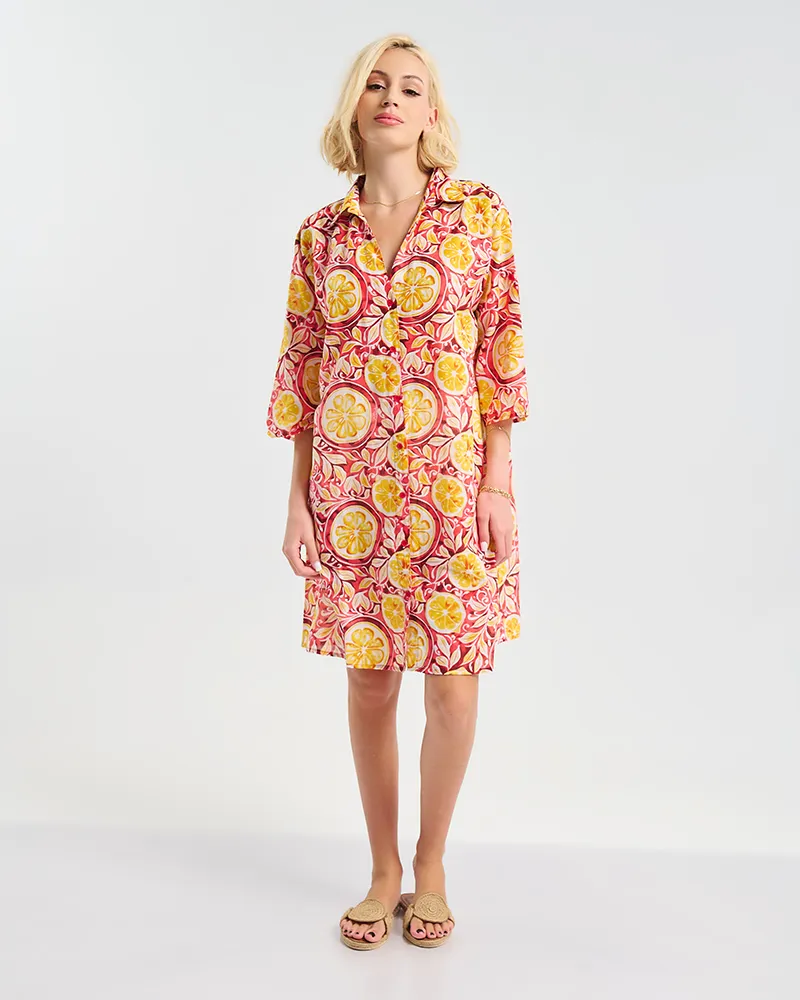 ΚΑΦΤΑΝΙ ΚΟΚΚΙΝΟ ΜΕ ΚΙΤΡΙΝΑ ”ΛΟΥΛΟΥΔΙΑ” L/XL ( 100% COTTON) ΚΑΦΤΑΝΙ ΚΟΚΚΙΝΟ ΜΕ ΚΙΤΡΙΝΑ ”ΛΟΥΛΟΥΔΙΑ” L/XL ( 100% COTTON)