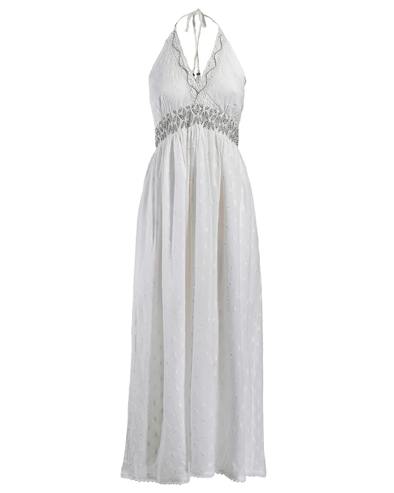 ΦΟΡΕΜΑ ΜΑΚΡΥ ΕΞΩΠΛΑΤΟ ΣΕ ΛΕΥΚΟ ΧΡΩΜΑ ONE SIZE (100% COTTON)