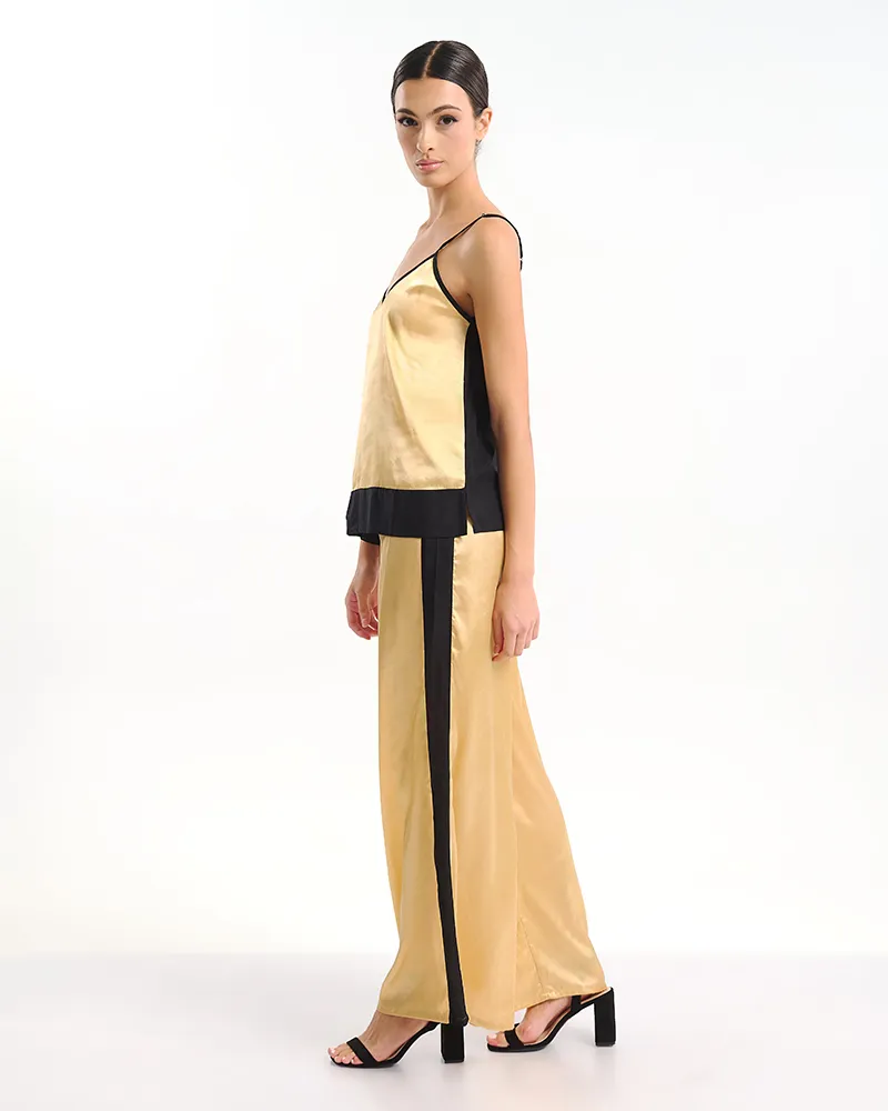 S/2 ΤΟΠ ΑΜΑΝΙΚΟ ΚΑΙ ΠΑΝΤΕΛΟΝΑ ΜΑΥΡΟ/ΧΡΥΣΟ ONE SIZE (100% VISCOSE) S/2 ΤΟΠ ΑΜΑΝΙΚΟ ΚΑΙ ΠΑΝΤΕΛΟΝΑ ΜΑΥΡΟ/ΧΡΥΣΟ ONE SIZE (100% VISCOSE)