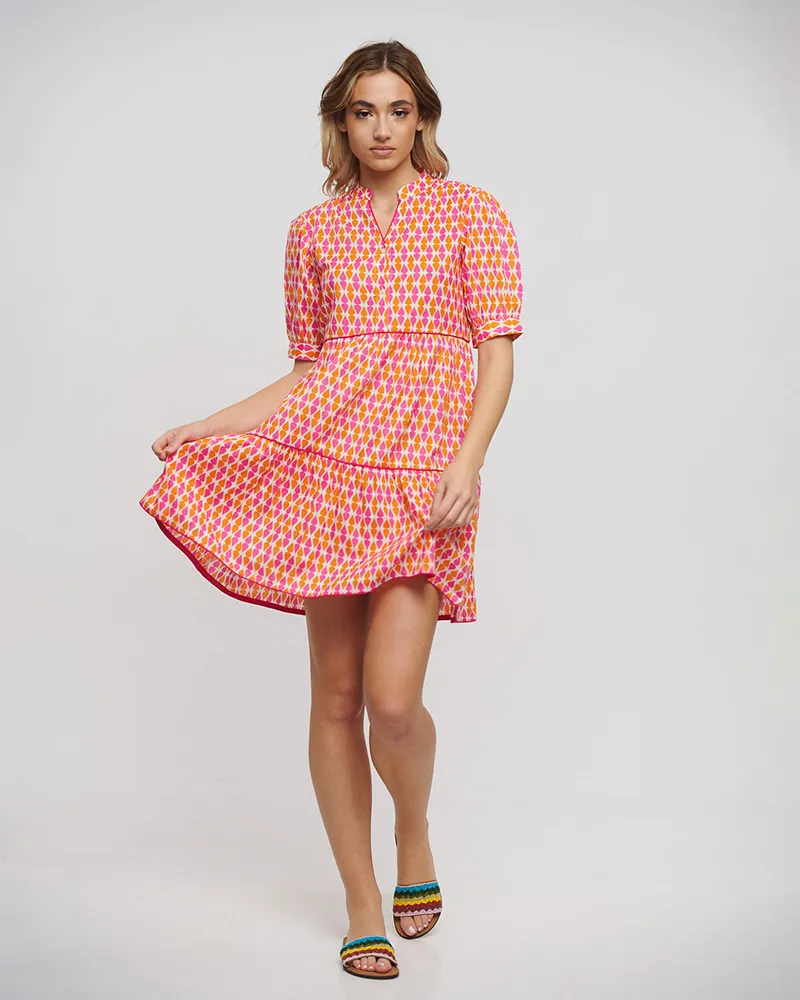 ΦΟΡΕΜΑ ΚΟΝΤΟ ΚΟΝΤΟΜΑΝΙΚΟ ΣΕ ΡΟΖ/ ΠΟΡΤΟΚΑΛΙ ΧΡΩΜΑ ONE SIZE (100% COTTON)