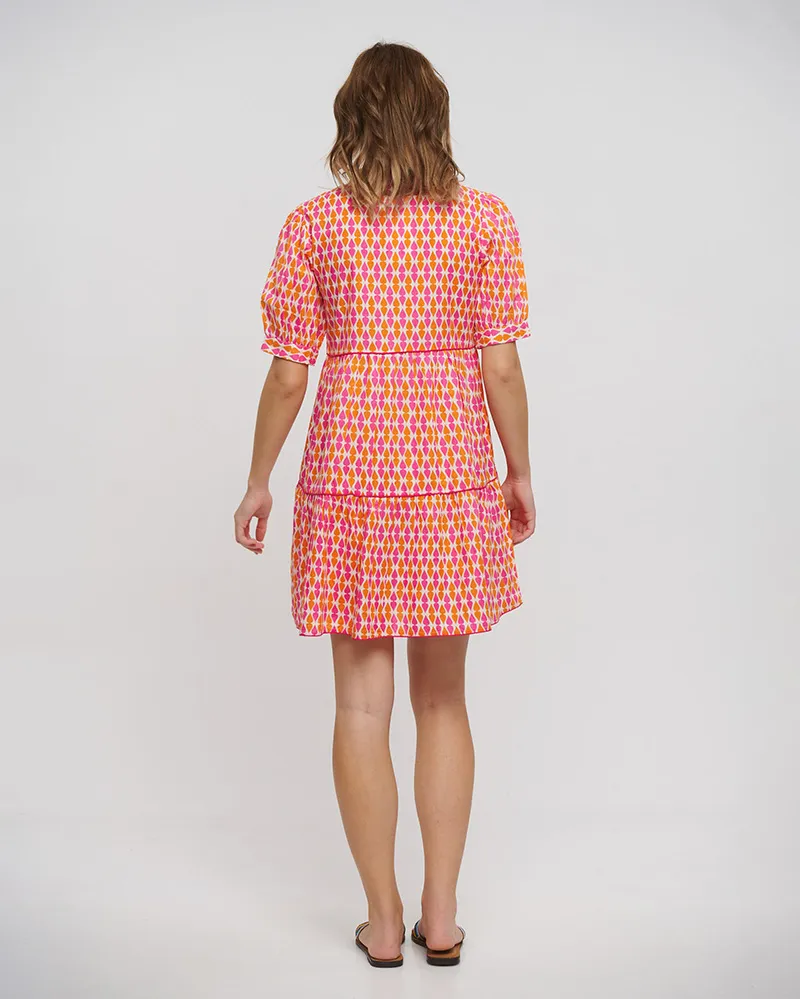 ΦΟΡΕΜΑ ΚΟΝΤΟ ΚΟΝΤΟΜΑΝΙΚΟ ΣΕ ΡΟΖ/ ΠΟΡΤΟΚΑΛΙ ΧΡΩΜΑ ONE SIZE (100% COTTON)