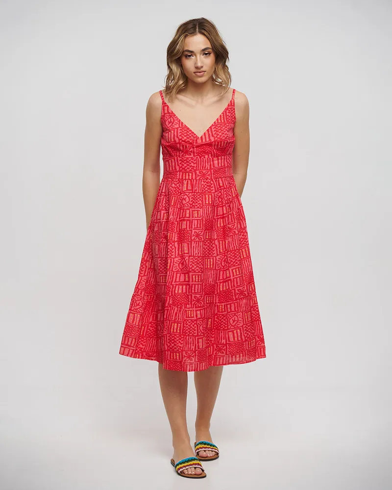 ΦΟΡΕΜΑ ΜΑΚΡΥ ΑΜΑΝΙΚΟ ΣΕ ΚΟΚΚΙΝΟ ΧΡΩΜΑ ONE SIZE (100% COTTON)