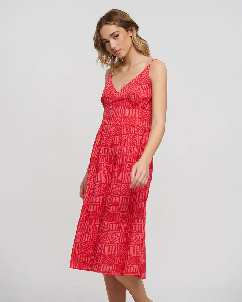 ΦΟΡΕΜΑ ΜΑΚΡΥ ΑΜΑΝΙΚΟ ΣΕ ΚΟΚΚΙΝΟ ΧΡΩΜΑ ONE SIZE (100% COTTON)